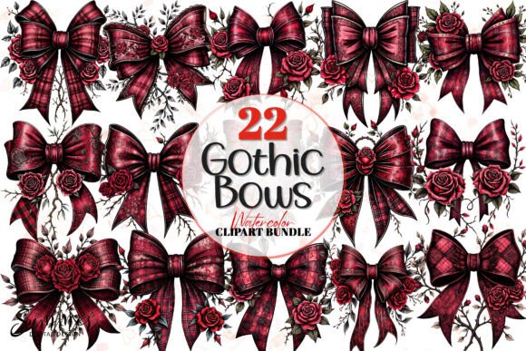 Download Dark Aesthetic Gothic Patchwork Bows - Dark aesthetic Collection