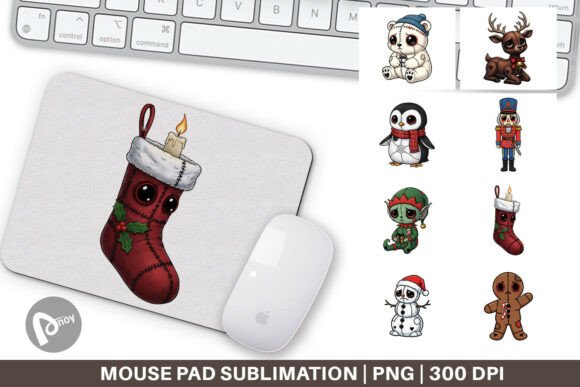 Download Christmas Voodoo Doll Mouse Pad - Mouse Collection